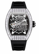 AUREX G-100MS-SKELETON AUTOMATIC SILVER WATCH