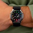 G-Shock CasiOak Black Steel Rainbow